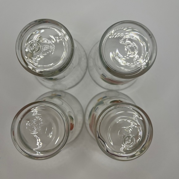Vintage Mid-Century Cherry Fruit Pattern Cordial Shot Glasses- set of 4 - Picture 7 of 8